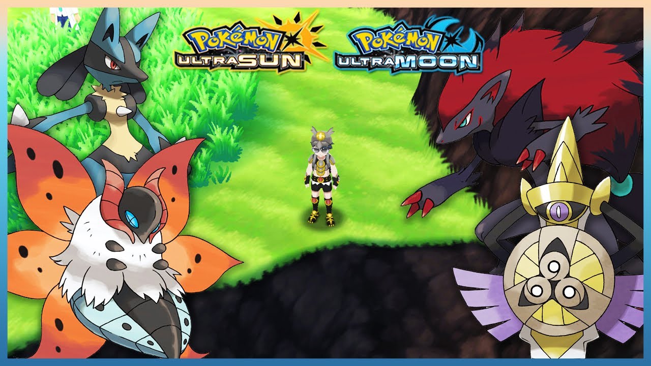 Pokemon UltraSun & UltraMoon - How To Get Lucario,Volcarona,Zoroark & Aegislash