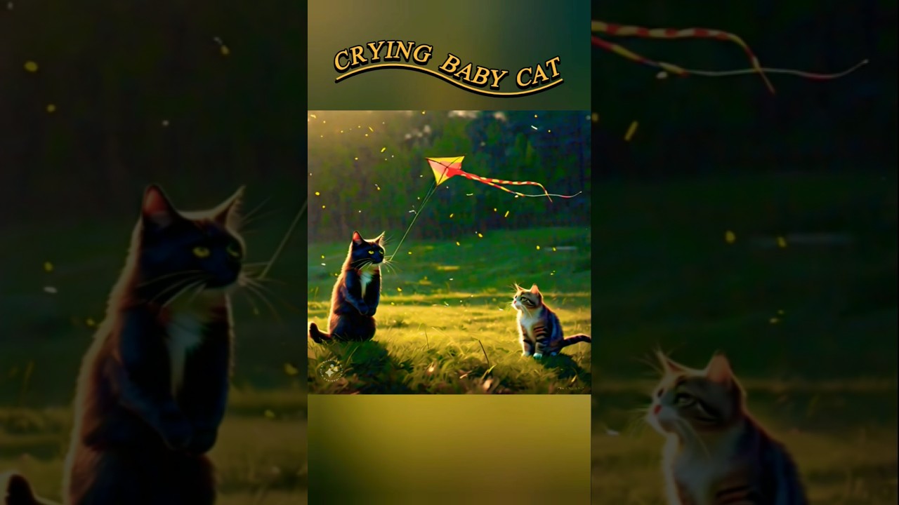 Crying baby cat 😺😰 