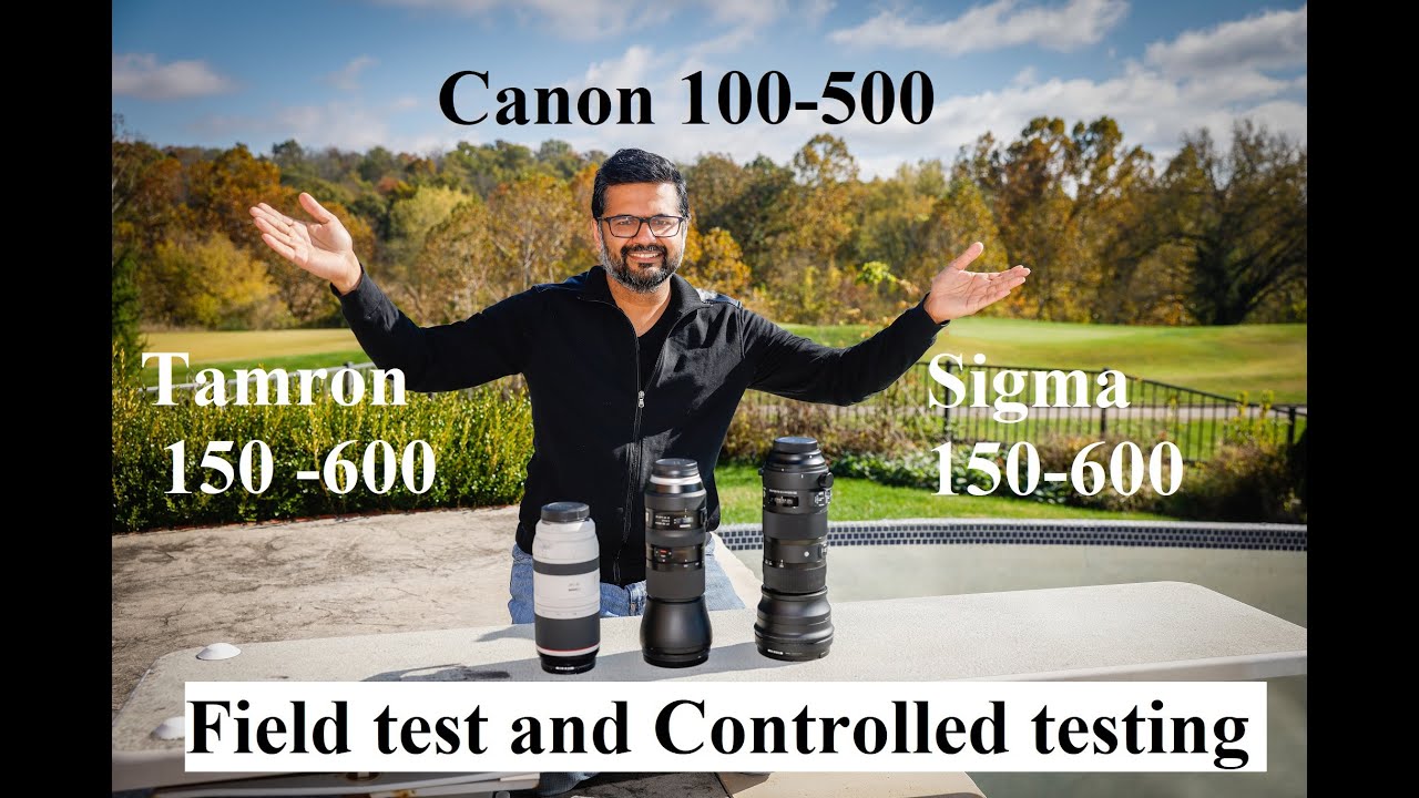 Sigma sport 150-600 vs Tamron 150-600 G2 vs Canon 100-500 Lens comparison, Canon R 5. #zoomlens #R5