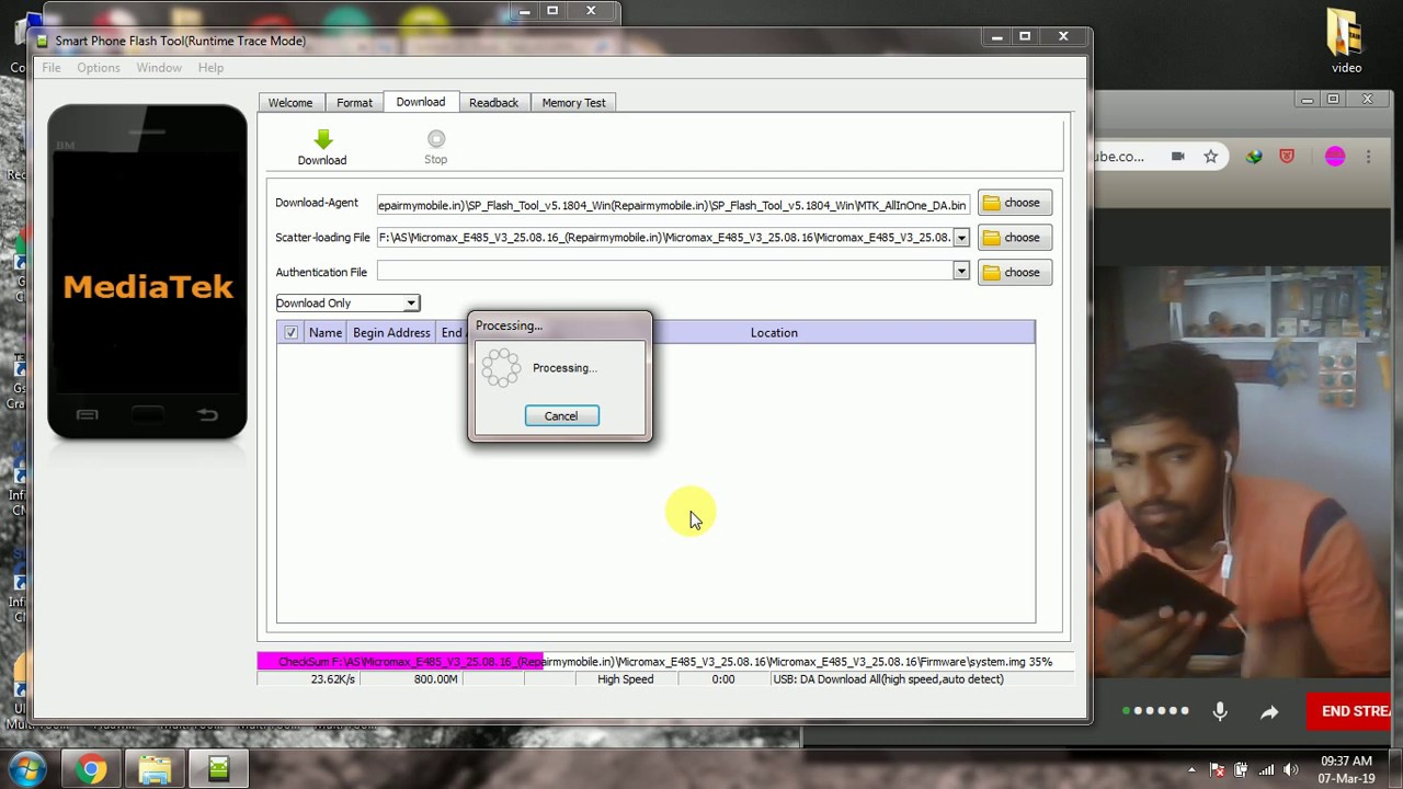 Micromax E485 Flash After Dead,,Logo hang solution 100% work Trick