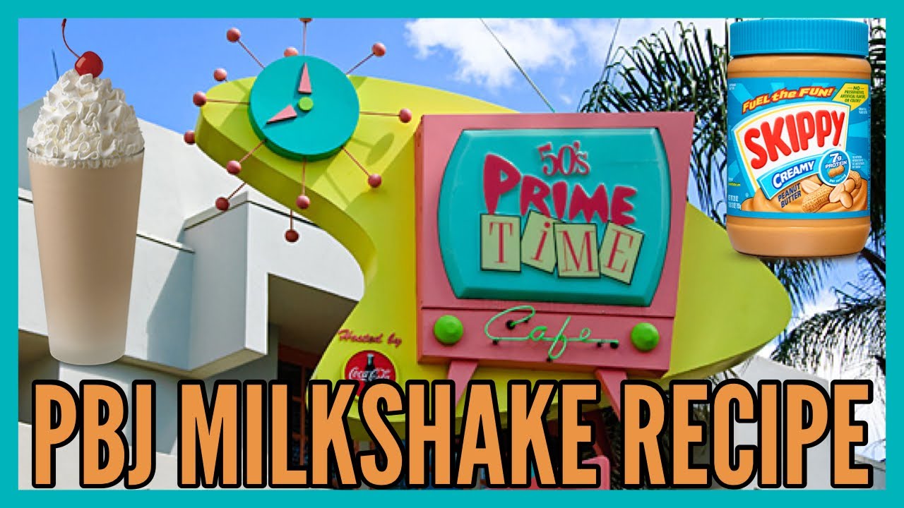 Peanut Butter And Jelly Milkshake Recipe | 50&rsquo;s Prime Time Cafe