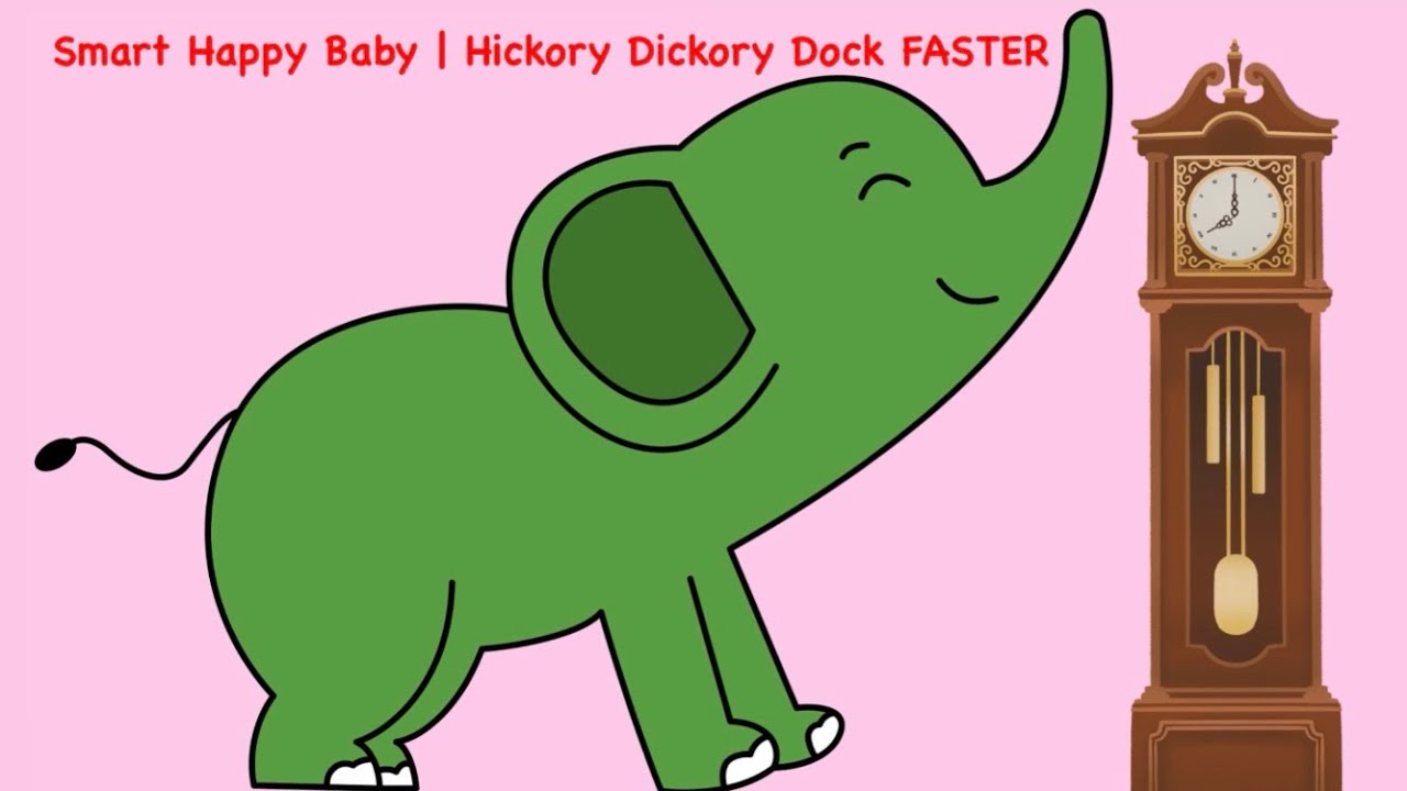Smart Happy Baby | Hickory Dickory Dock | English Nursery Rhymes | Kids Song | Baby Song