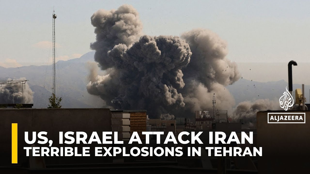 Plumes of smoke rise after Israel strikes ‘heart’ of Tehran