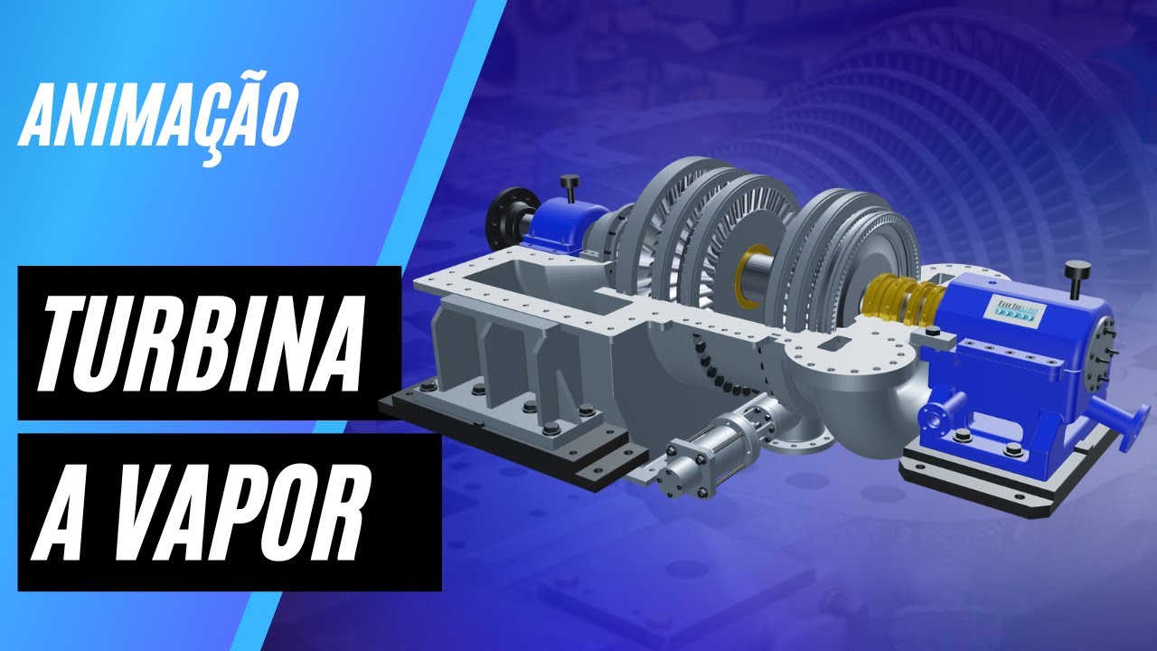 Turbina a Vapor - Animação Short - Assine o Canal para Aprender mais Sobre Turbomáquinas