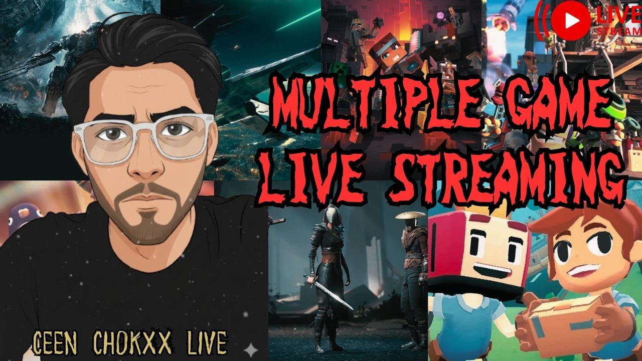 Multiple Games Live Streaming Now 🎮 | Chill Gameplay & Fun Live Chat