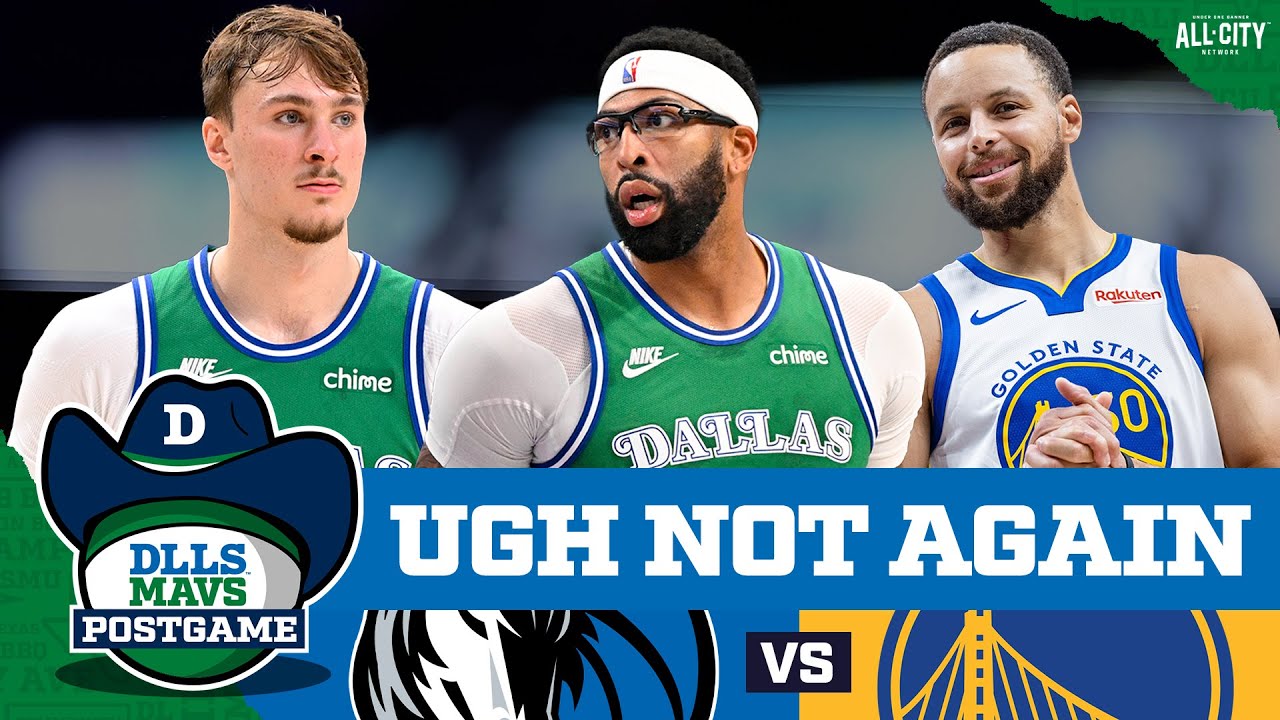 Anthony Davis Leaves With Groin Injury In Dallas Mavericks Loss to Warriors | DLLS MAVS POSTGAME