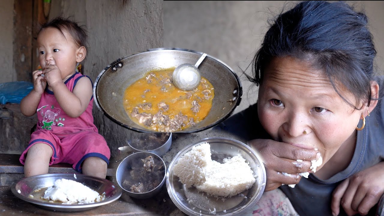 local pork curry & rice || Rita recipe ||