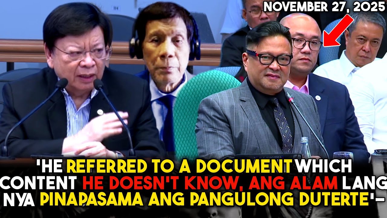 NAGHATID KAY FPRRD SA HAGUE NABISTO! SEN MARCOLETA NAKORNER SINA SEN JV AT LTO CHIEF LACANILAO!