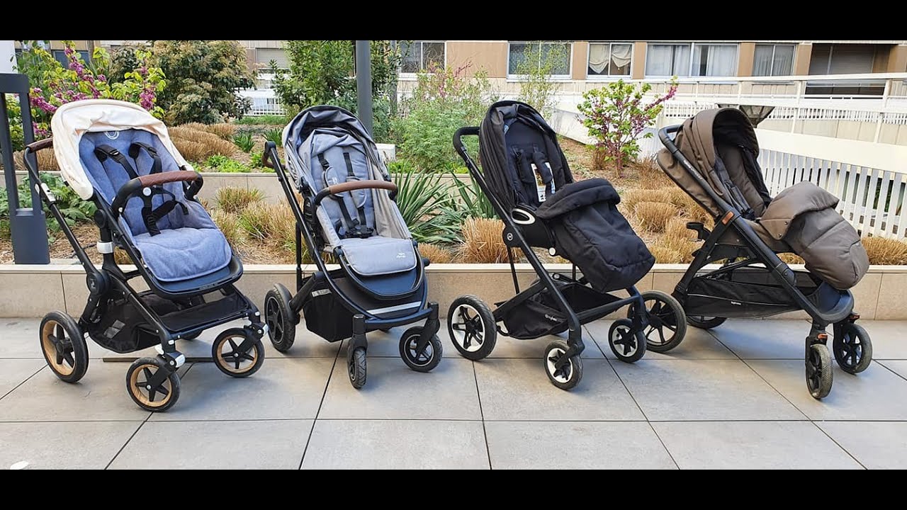 Comparatif 4 poussettes tout terrain/chemin 2021 : Bugaboo , Cybex, Britax, Inglesina