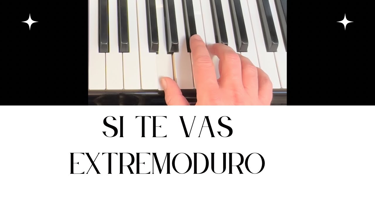 SI TE VAS, EXTREMODURO en PIANO FÁCIL en 5 minutos, #extremoduro #pianotutorial #video