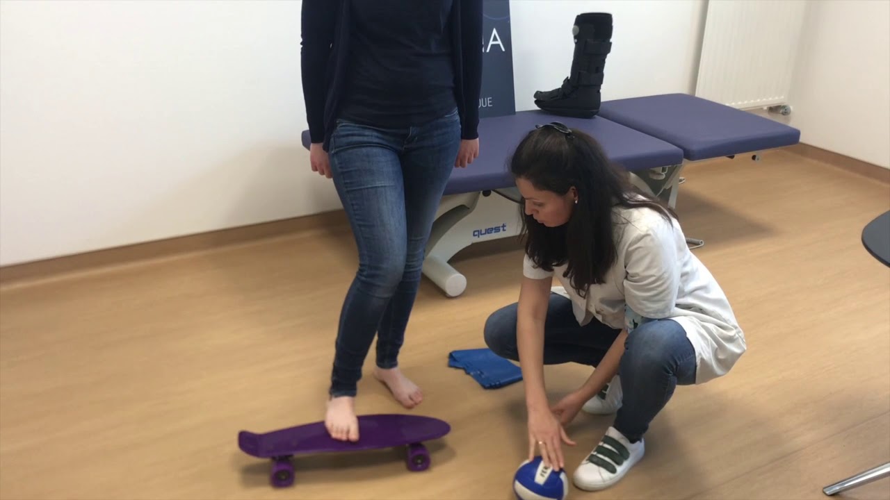 PHASE 3 : Renforcement musculaire de cheville après chirurgie (reconstruction ligamentaire)