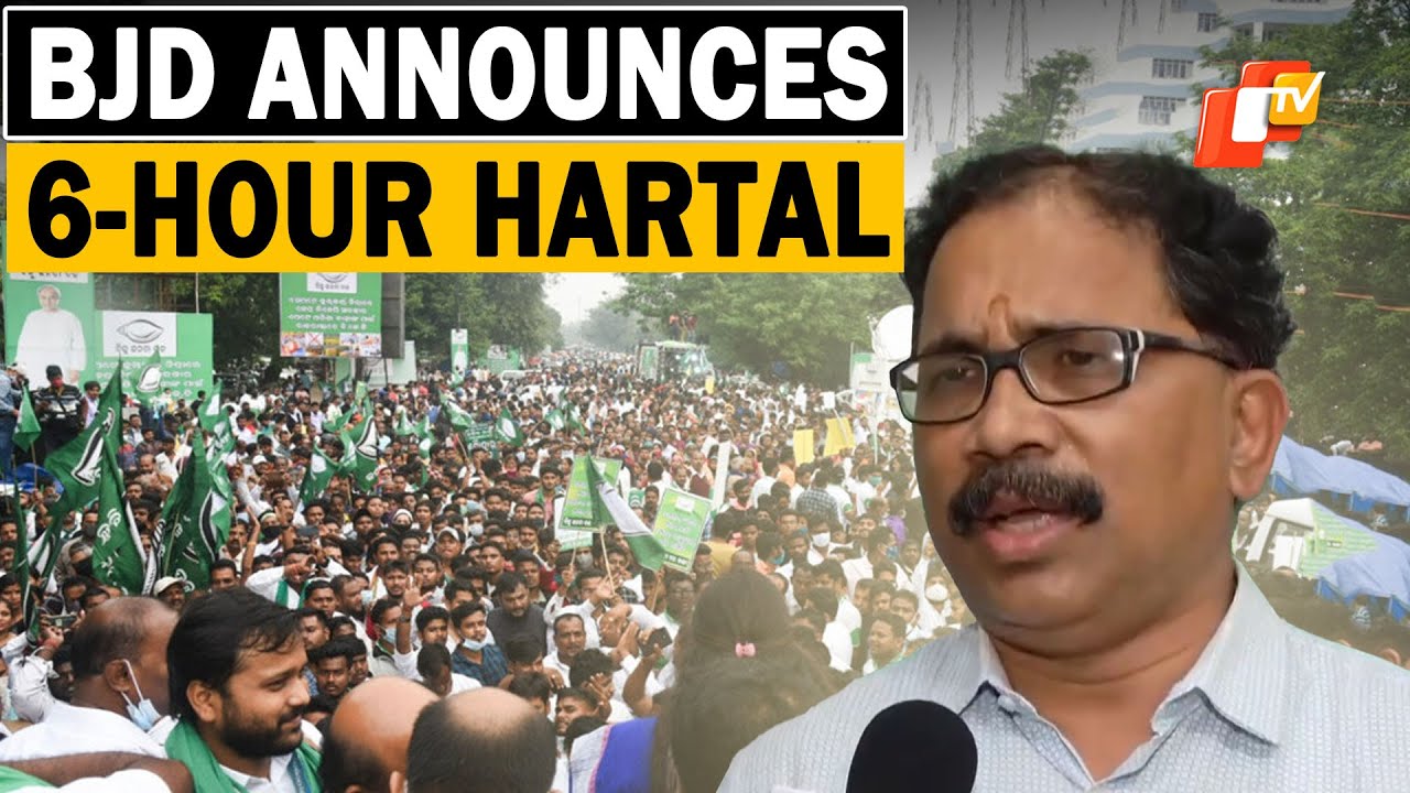 BJD Alleges Law & Order Breakdown In Odisha, Announces 6-Hour Hartal In Puri
