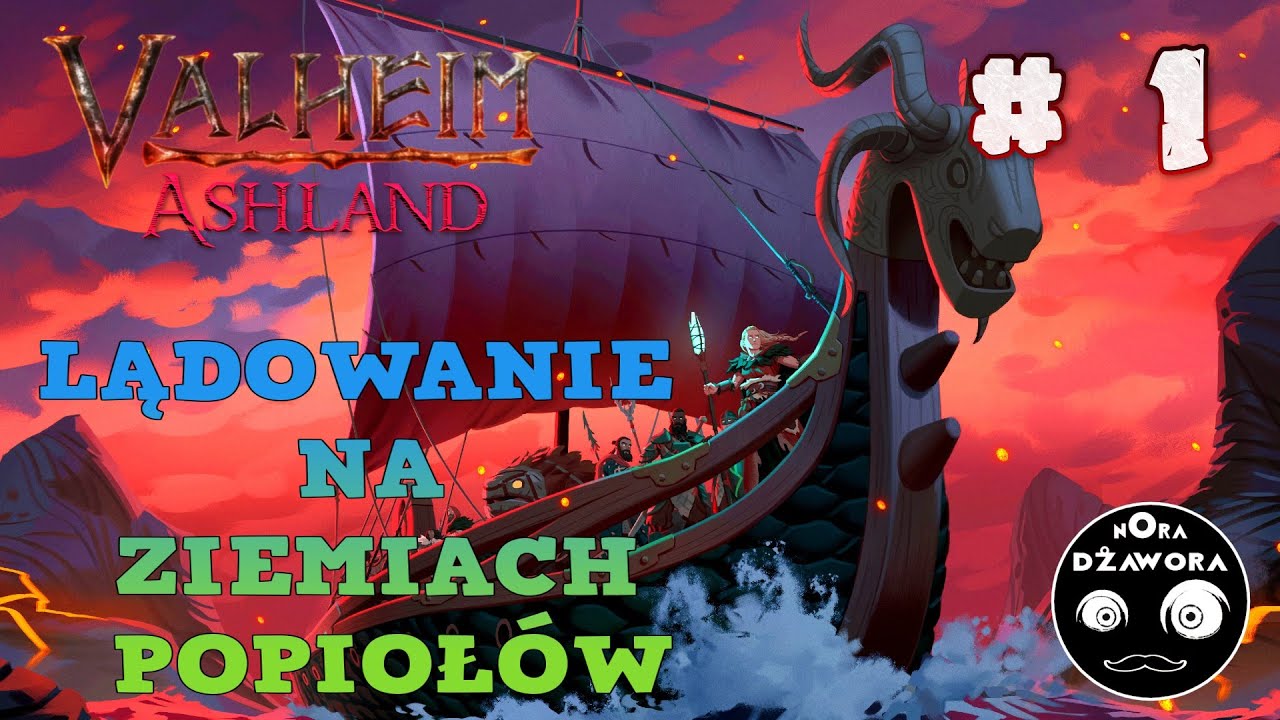 VALHEIM PL #1 / ASHLAND PTS / LĄDOWANIE NA ZIEMIACH POPIOŁ&Oacute;W
