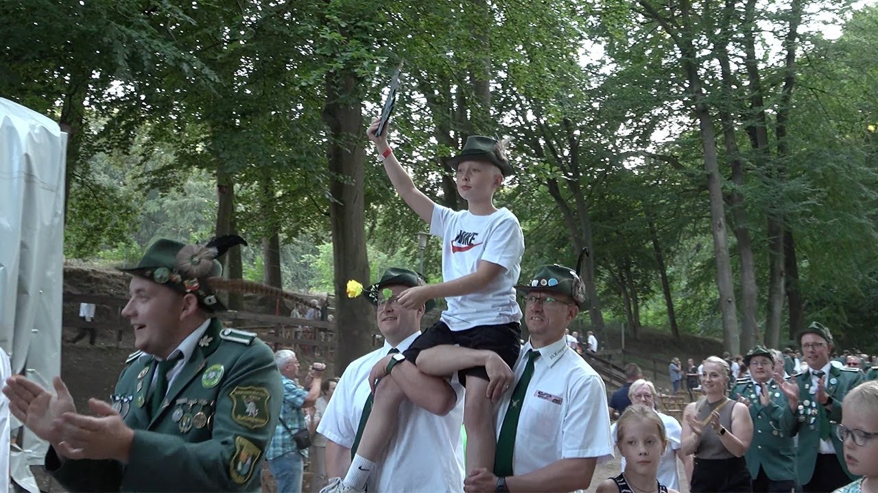 Adlerschießen Kinderkönig in Damme