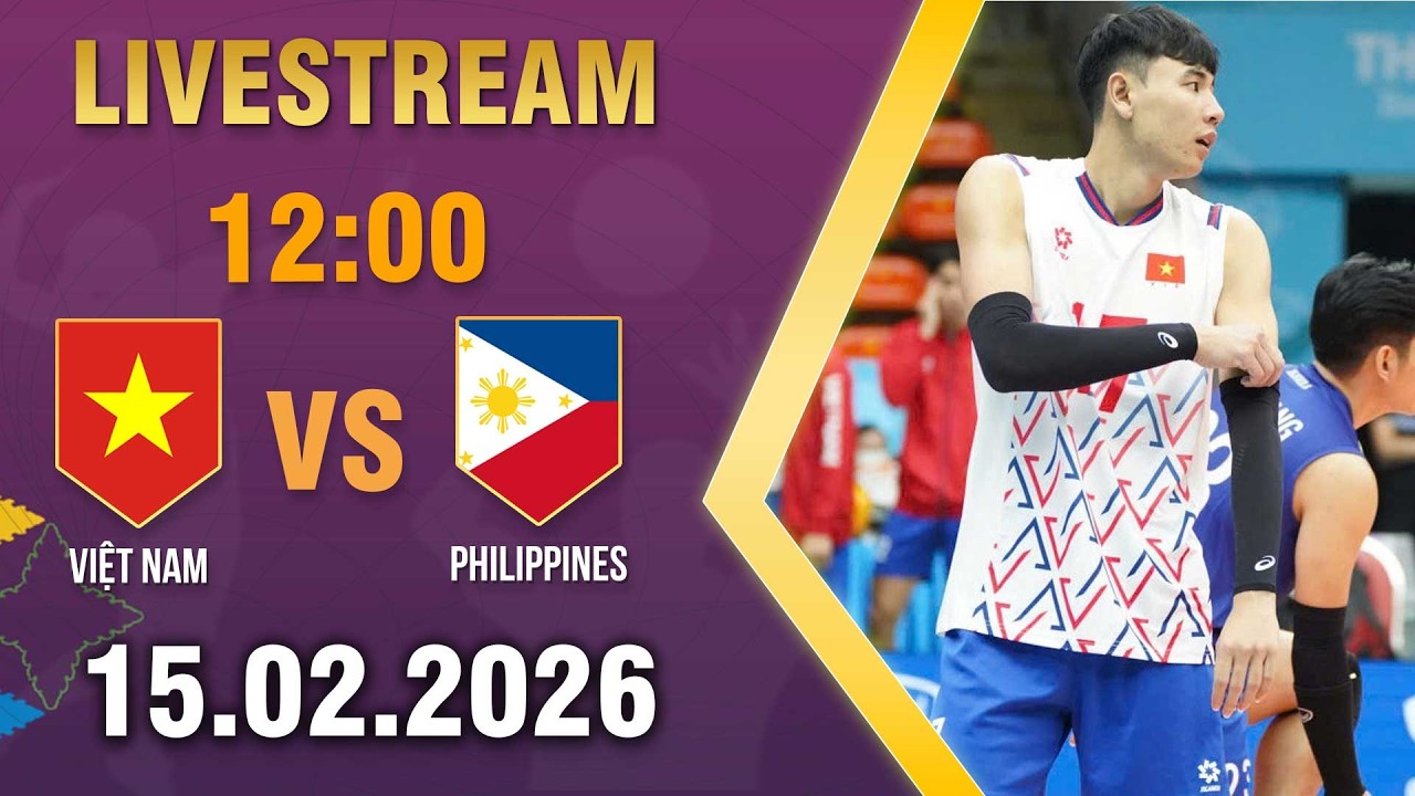🔴 Việt Nam vs Philippines | Cuộc Đọ Sức Đông Nam Á Nảy Lửa | Bóng Chuyền Nam