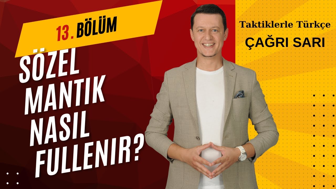 Sözel Mantık Nasıl Fullenir? 13. Bölüm I Ezber Bozan Soru I 🌊