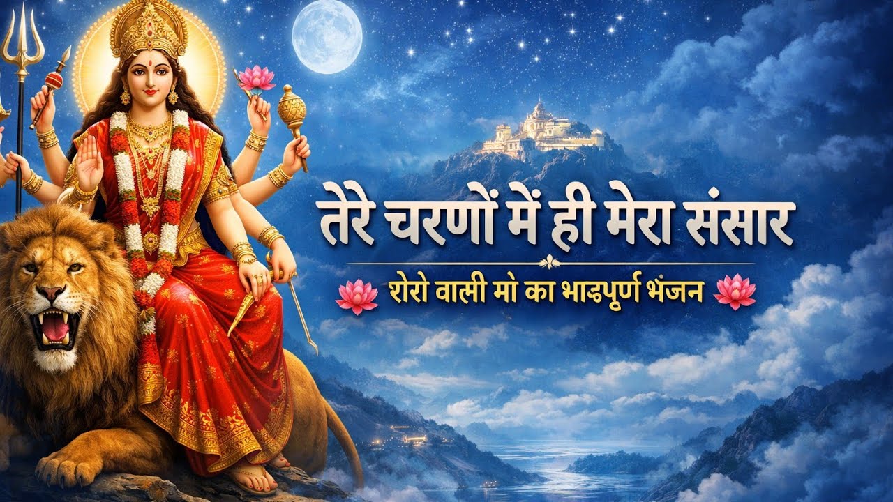जय माता दी 🙏 | तेरे चरणों में ही मेरा संसार | शेरों वाली माँ का भावपूर्ण भजन 🌺