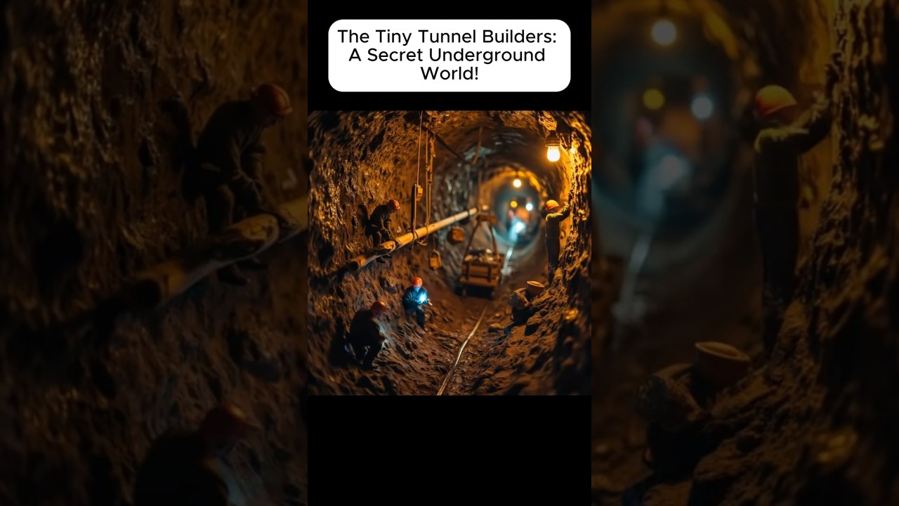 The Tiny Tunnel Builders: A Hidden Underground World! 🏗️🚇 