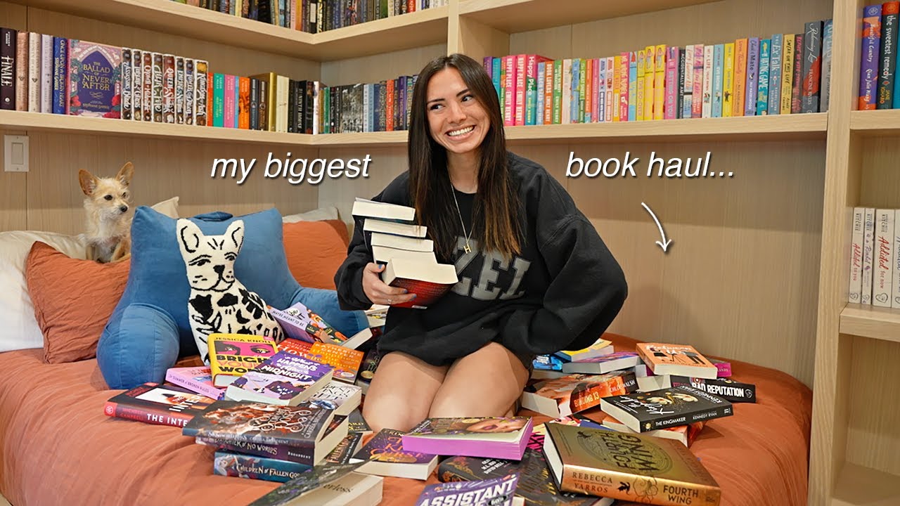 HUGE BOOK HAUL (because I need 500 more books to be a library)