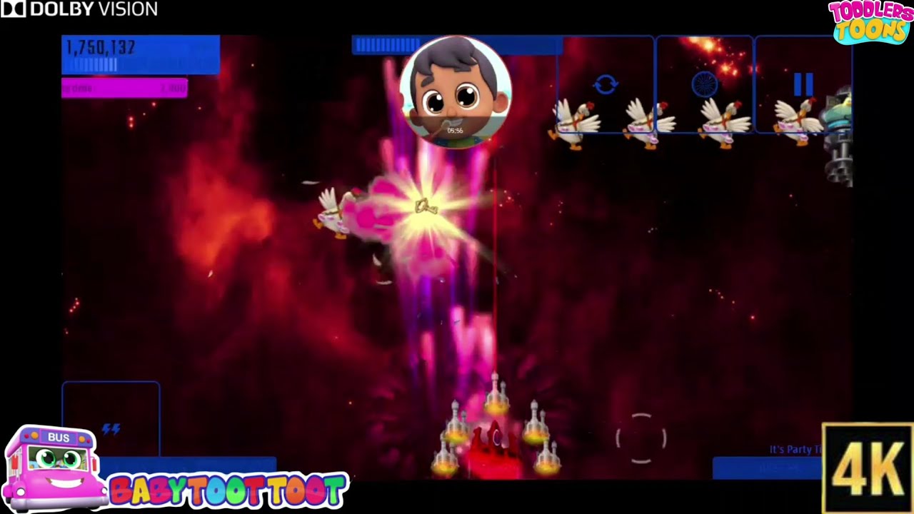 Chicken Invaders Universe Toddlers Songs #8: Hard Mission #81 | By Baby Toot Toot