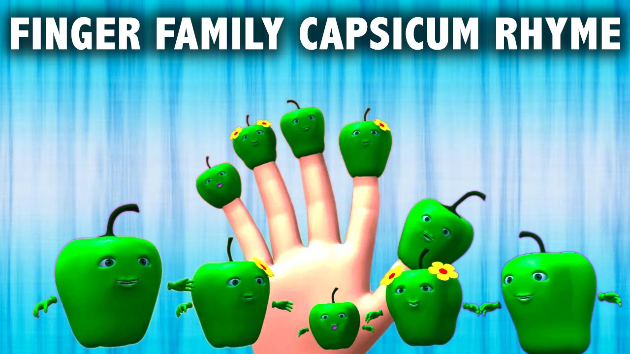 The Finger Family Capsicum Family Nursery Rhyme | 60MIN Capsicum Finger Family Songs