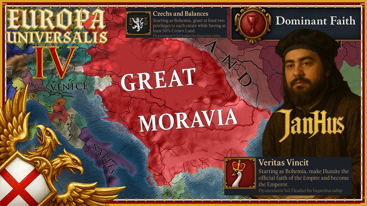 KATOLİKLERİN VE KUTSAL ROMA'NIN SONU! | EU4 Great Moravia Rehberi