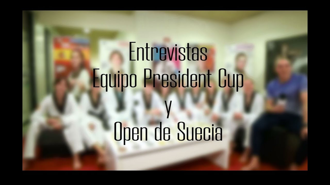 Entrevistas Equipo President Cup y Open de Suecia