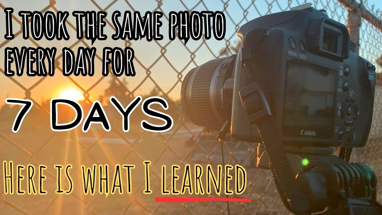 What I learned after taking the same Photo every day for a week
