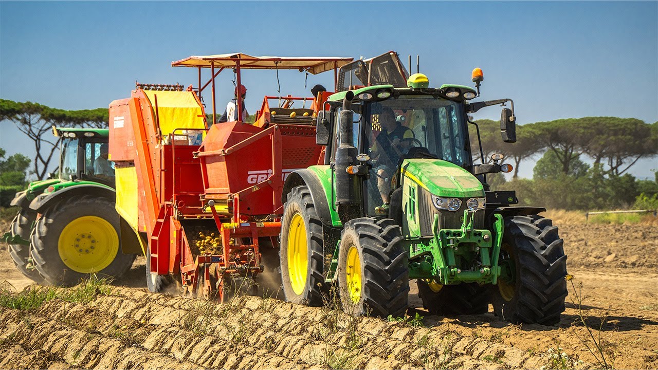 SAI COME SI RACCOLGONO LE PATATE? | AZ.AGRICOLA SALVALAIO | JOHN DEERE 6R 195