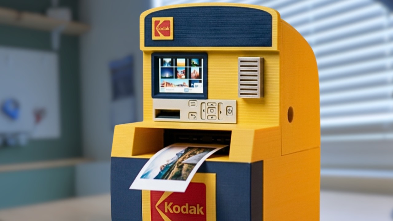 I Built a Mini Retro Kodak Photo Kiosk