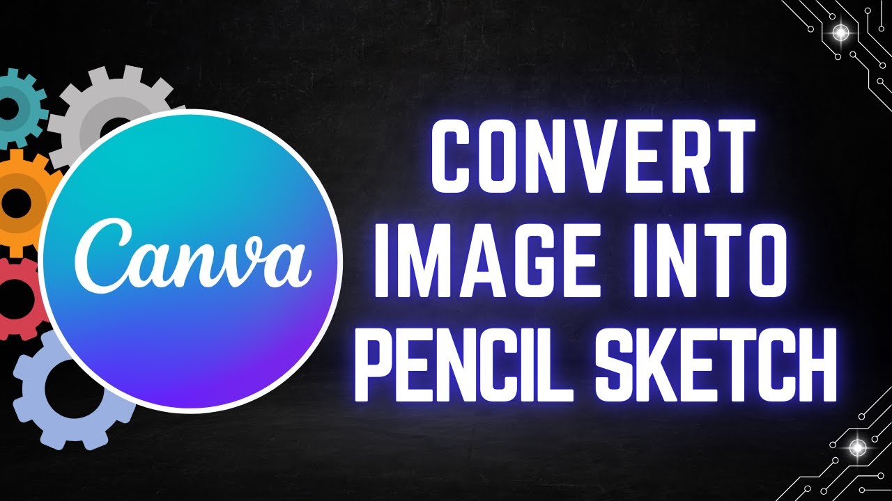 How to Convert an Image into a Pencil Sketch in Canva