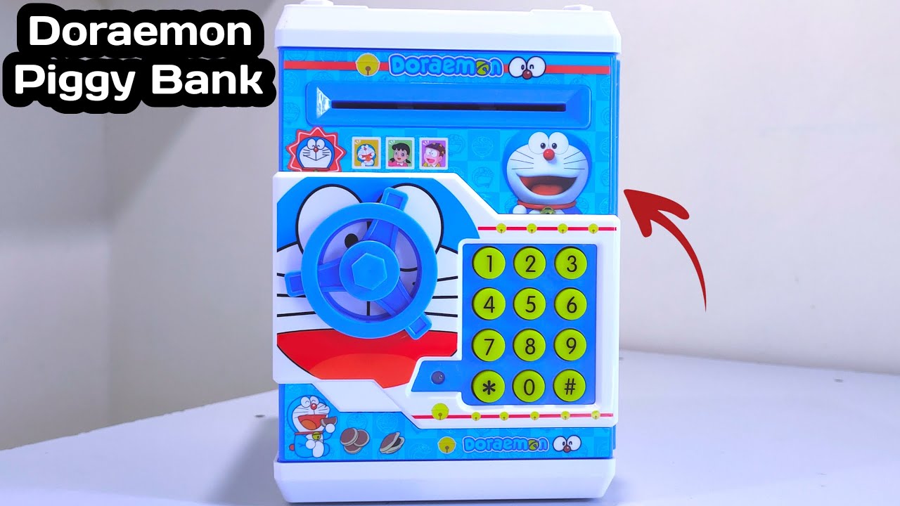 Doraemon Electronic Money Bank | Doraemon Piggy Toy | Doraemon Piggy Bank | Doraemon Toys |