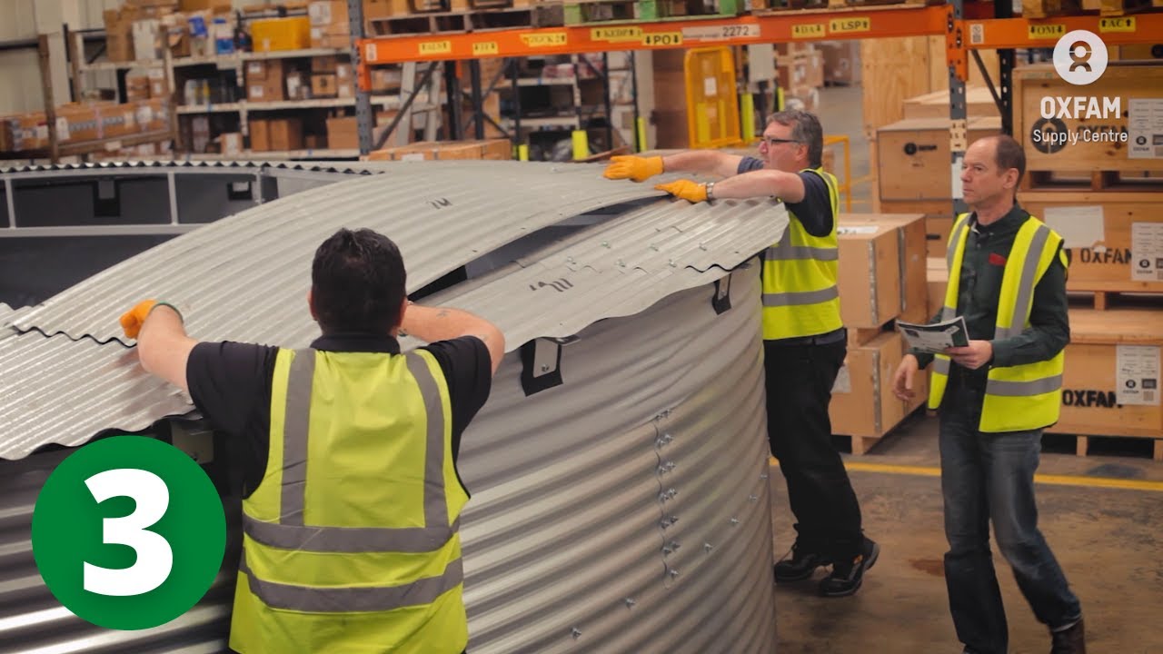 Oxfam Tank Installation Part 3: The Roof