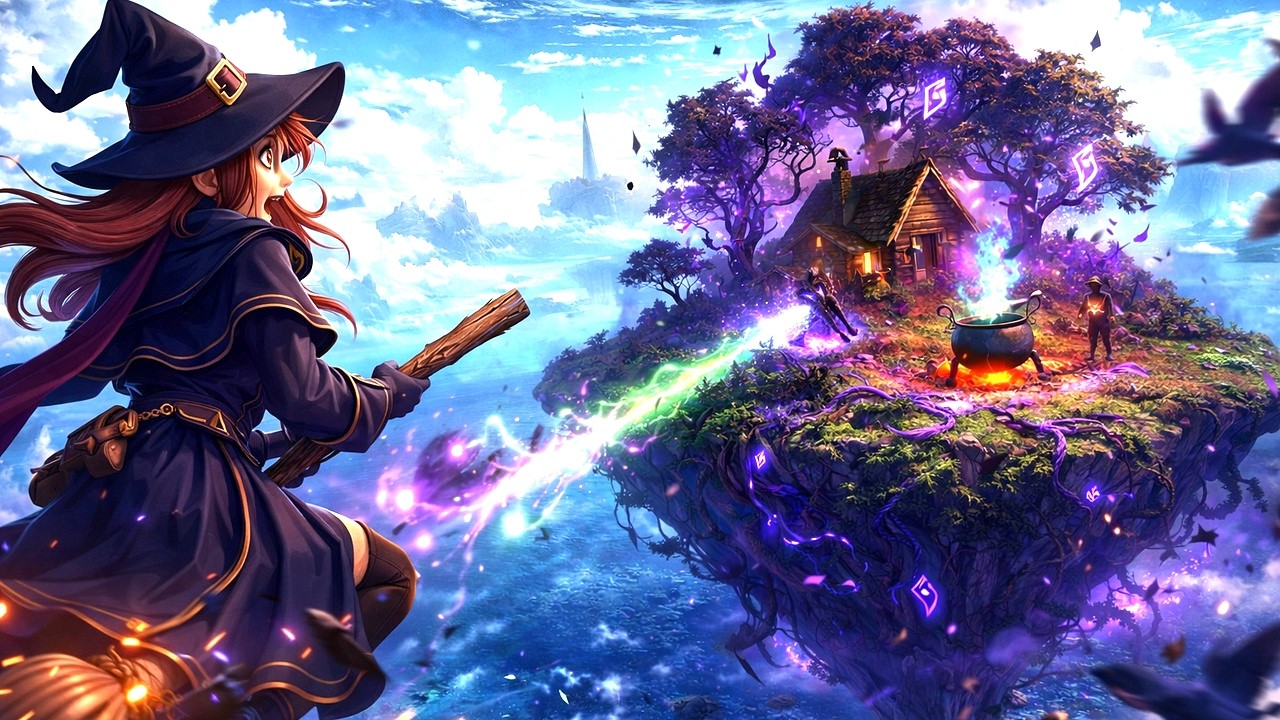 I Started a Survival World as a Witch… Then the Island Turned Against Me | Witchspire