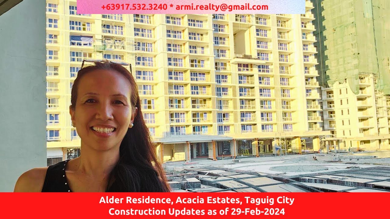 DMCI Alder Residences' Construction as of 29 February 2024