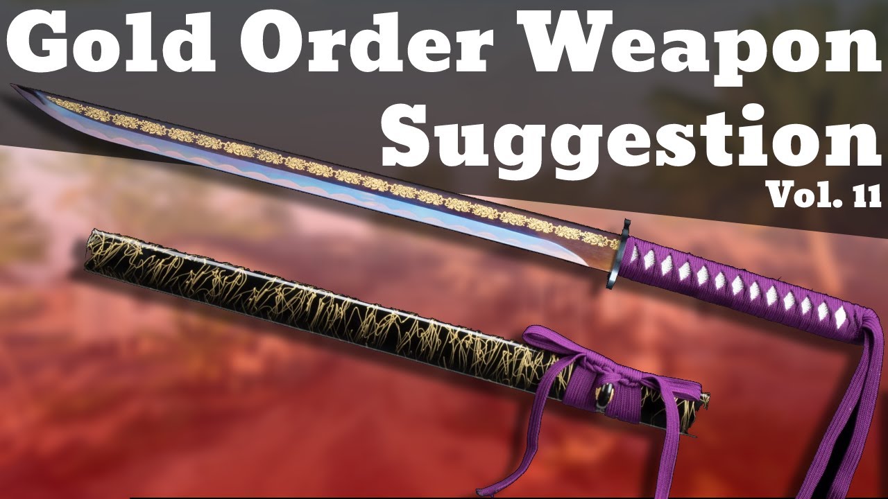 Japanese Melee Weapons - Enlisted Gold Order Suggestions