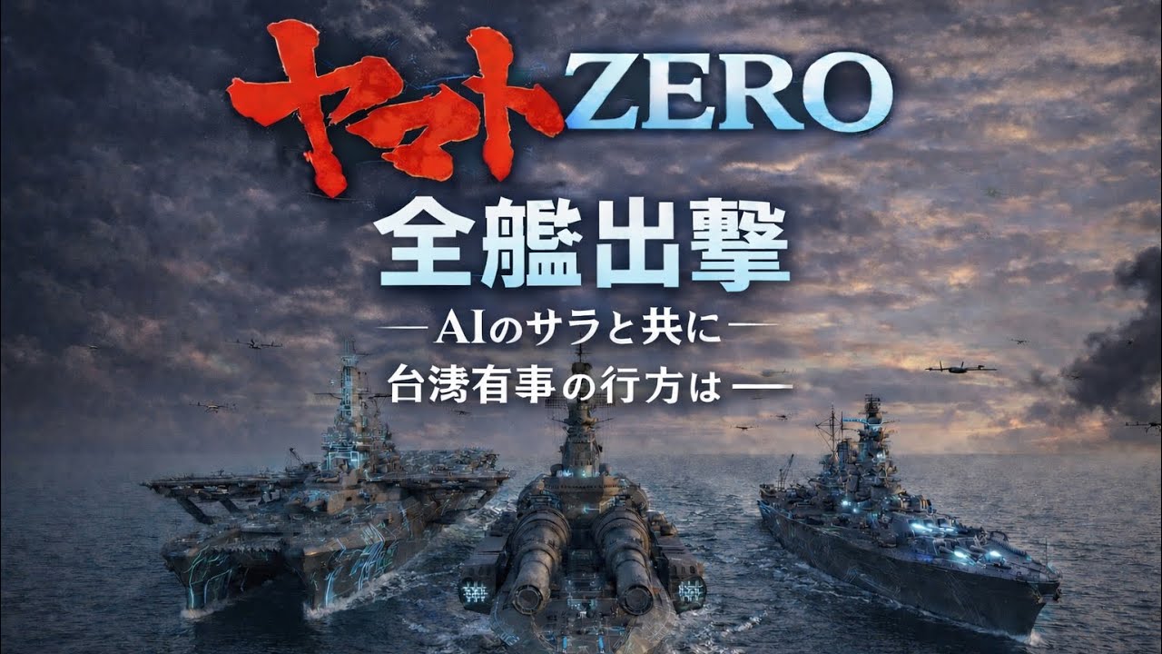 【衝撃】現代版ヤマトZERO、台湾海峡に現る｜人類はなぜ戦うのか