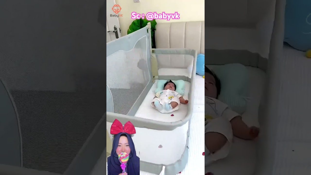 TEMPAT BOBO BAYI BIAR GAK JATUH ⁉️😍 @babyvk #shorts #funny #dubbing