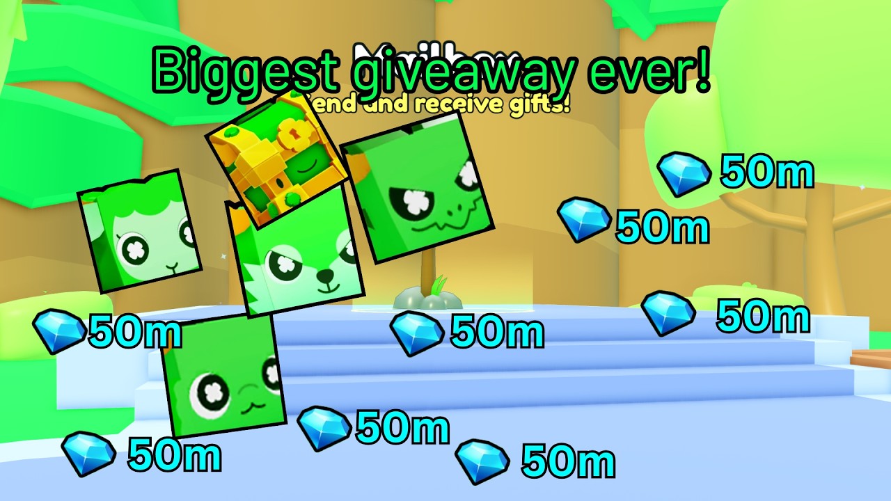 LIVE 7,000 Subscribers?! My BIGGEST Giveaway Ever In Pet Simulator 99!