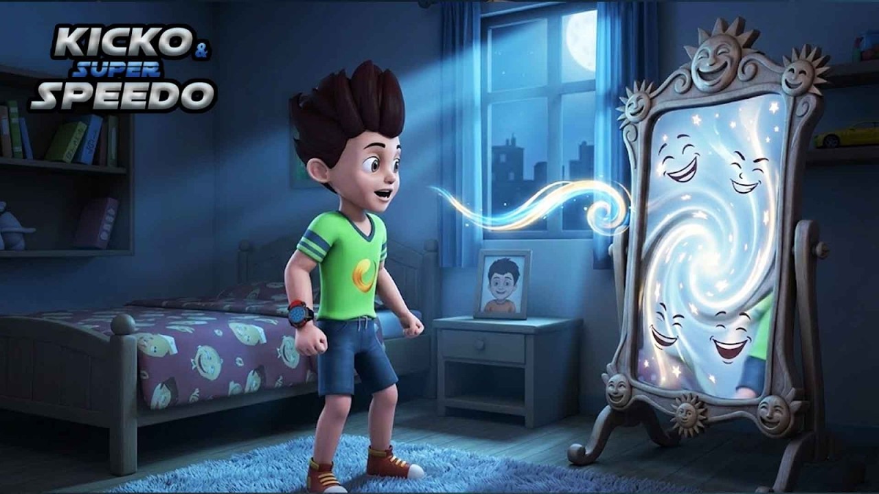 Kicko ने Laughing Mirror का जादू देखा | Kicko & Superspeedo | New Episodes In Hindi