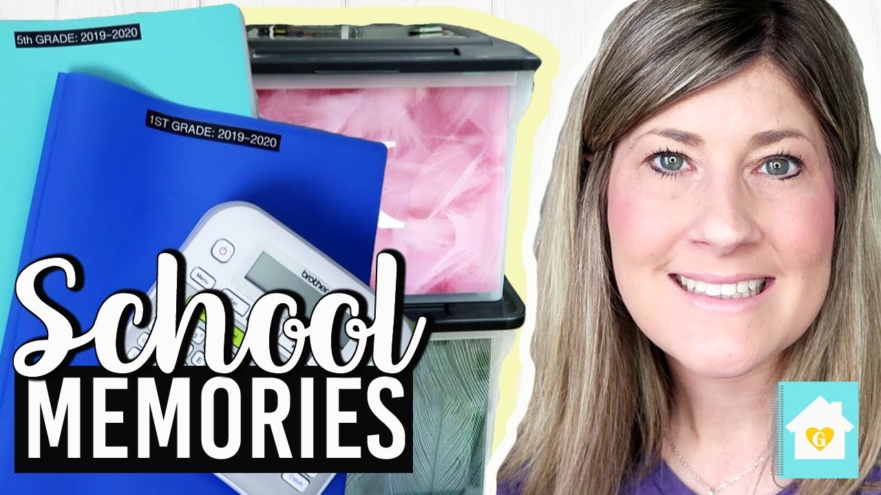 KIDS SCHOOL MEMORY STORAGE | HOW TO STORE SCHOOL MEMORIES 2019