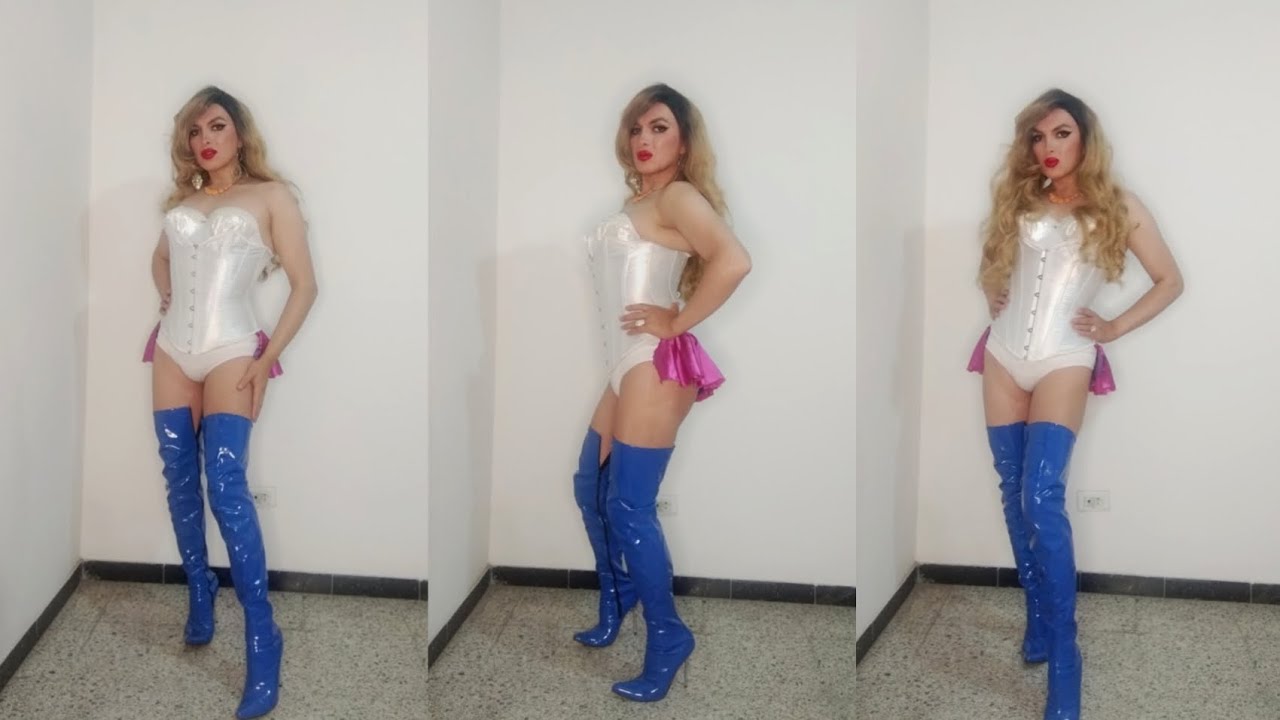 The blue boots / Las botas azules 
