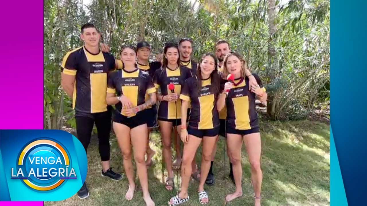 ¡Nos enlazamos con todos los integrantes del equipo de las Leyendas del Exatlón! | Venga La Alegría
