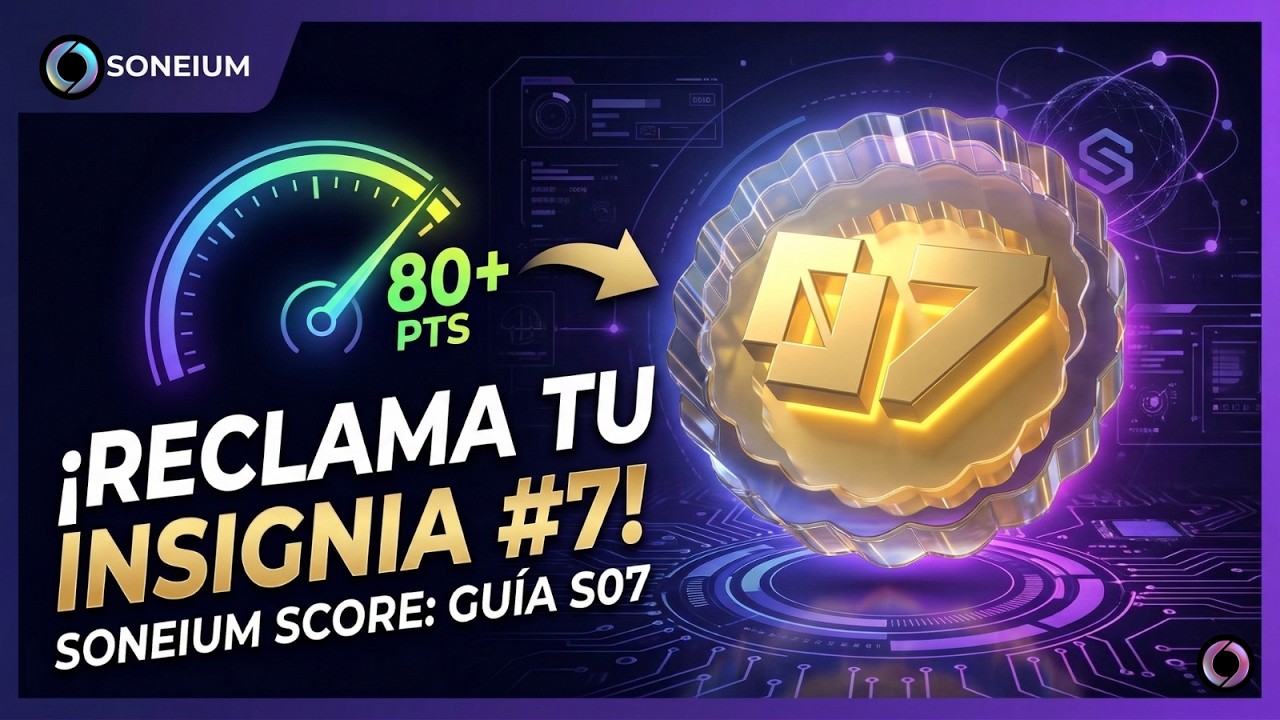 Airdrop de Soneium | Programa de insignias #7