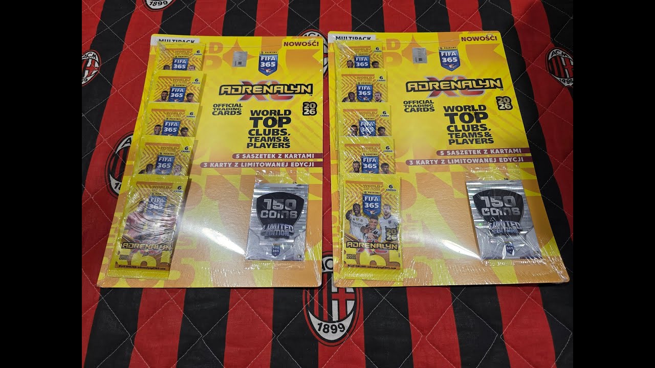 HIT!!! PANINI FIFA 365 2026 - PREMIERA KOLEKCJI - OTWIERAM DWA MULTIPACKI I ROZGRYWAM POJEDYNEK!!!