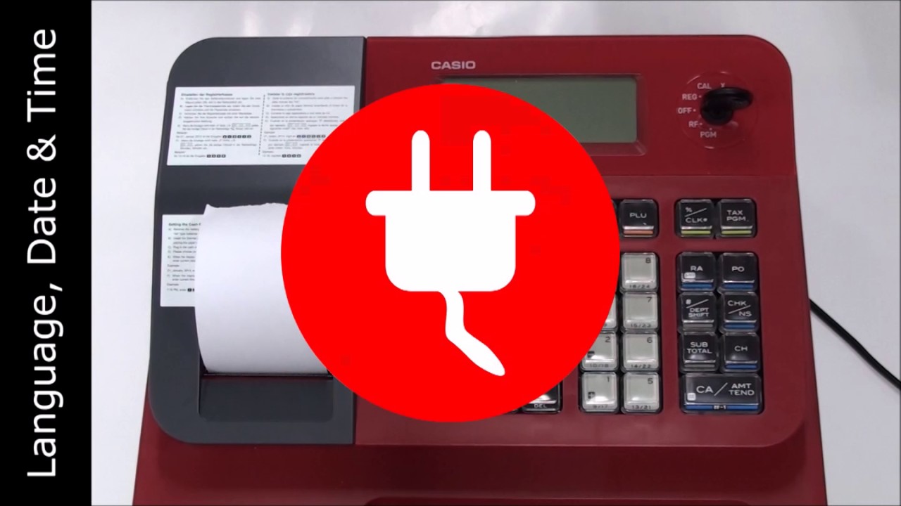 Casio SE-G1 : ขั้นตอนการติดตั้งเบื้องต้น