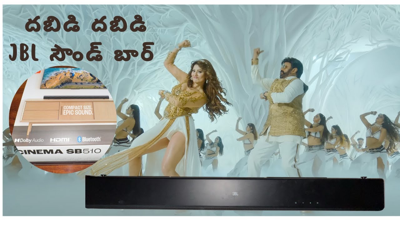 JBL SB510 3.1 Sound Bar, Best Sound Bar with Woofer