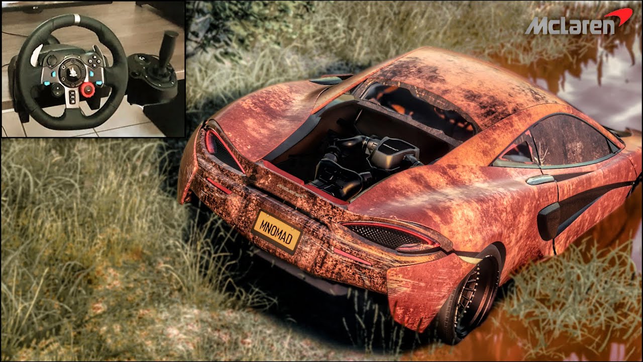 Rebuilding a MCLAREN 600LT - NFS HEAT - LOGITECH G29 Gameplay