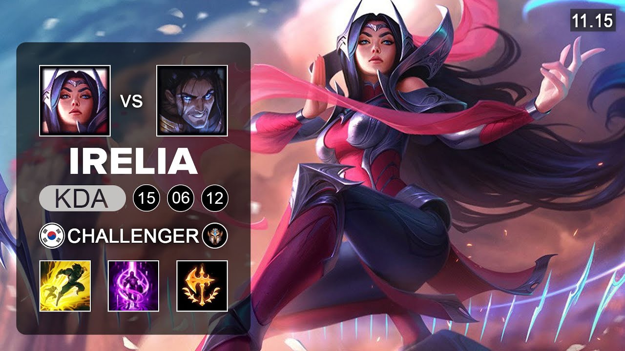 T1 Faker Irelia Mid vs Sylas - KR Challenger Patch 11.15
