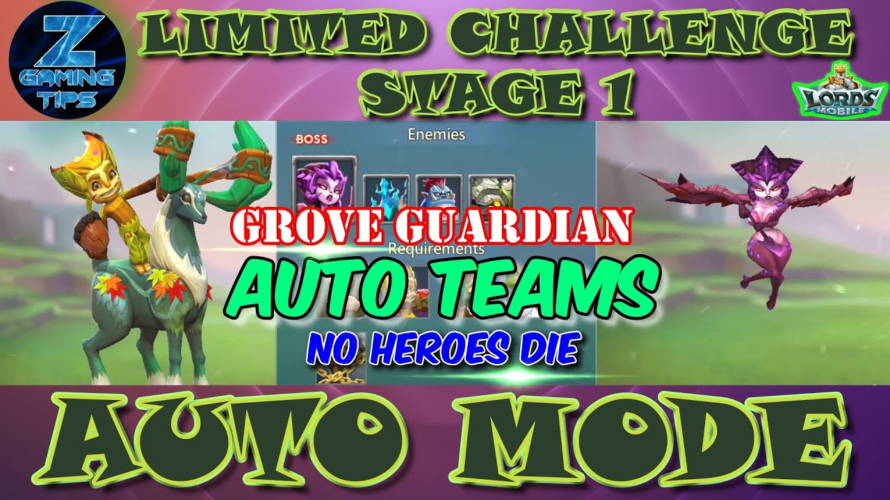 Grove Guardian Limited Challenge Stage 1 | Grove Danger Stage 1 (Fully Auto Teams) Part 5